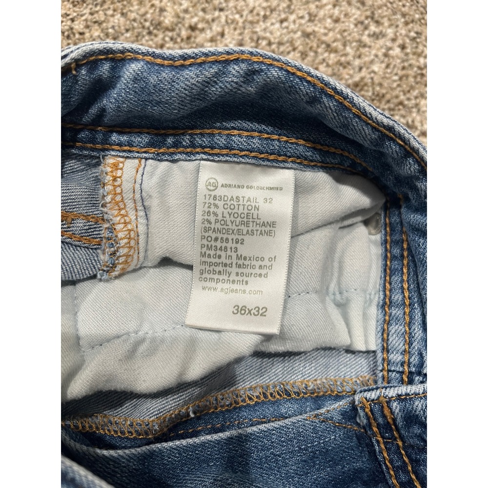 AG Adriano Goldschmied Tellis Modern Slim Jeans Blue Mens 36x31 1783DASTAIL - Picture 5 of 9
